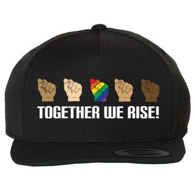 Together We Rise Opposition Equality Cute Gift Wool Snapback Cap