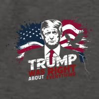 Trump Was Right About Everything Vector Backpack