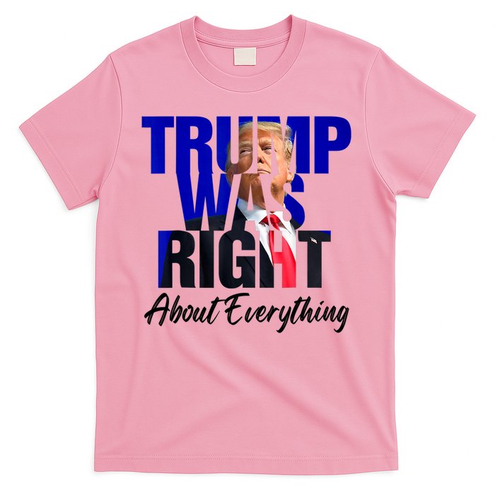 Trump Was Right About Everything Funny Political T-Shirt