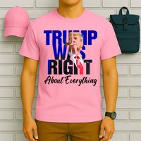 Trump Was Right About Everything Funny Political T-Shirt