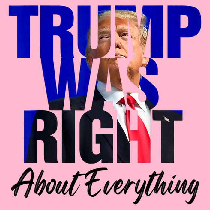 Trump Was Right About Everything Funny Political T-Shirt