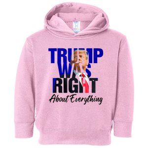 Trump Was Right About Everything Funny Political Toddler Hoodie