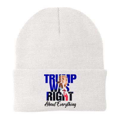 Trump Was Right About Everything Funny Political Beanie