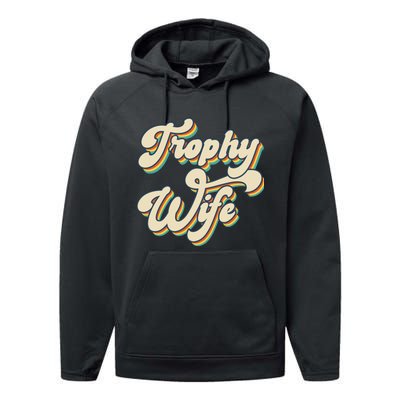 Trophy Wife Retro Performance Fleece Hoodie