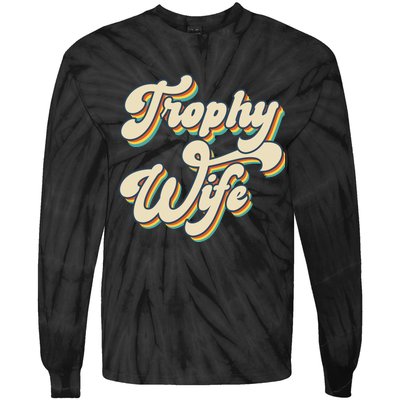 Trophy Wife Retro Tie-Dye Long Sleeve Shirt