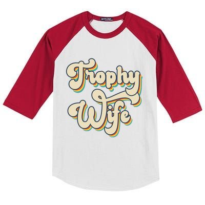 Trophy Wife Retro Kids Colorblock Raglan Jersey