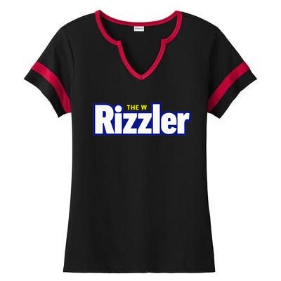 The W Rizzler For The Rizz God Ladies Halftime Notch Neck Tee