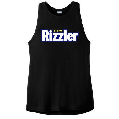 The W Rizzler For The Rizz God Ladies PosiCharge Tri-Blend Wicking Tank