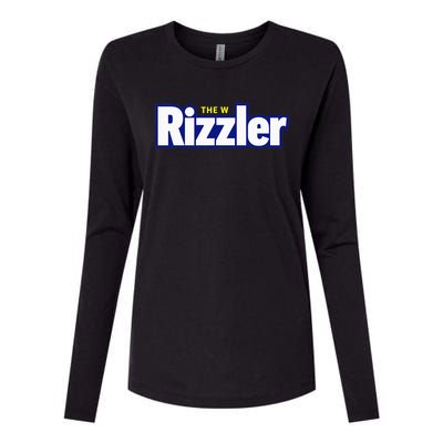 The W Rizzler For The Rizz God Womens Cotton Relaxed Long Sleeve T-Shirt