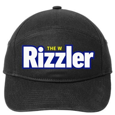 The W Rizzler For The Rizz God 7-Panel Snapback Hat