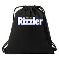 The W Rizzler For The Rizz God Drawstring Bag