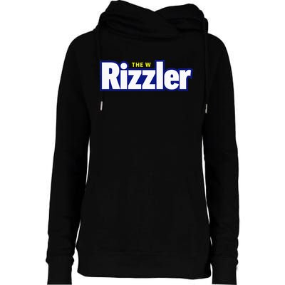 The W Rizzler For The Rizz God Womens Funnel Neck Pullover Hood