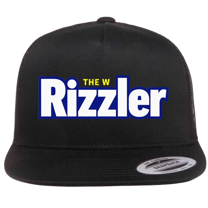 The W Rizzler For The Rizz God Flat Bill Trucker Hat