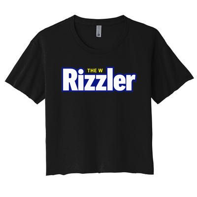 The W Rizzler For The Rizz God Women's Crop Top Tee