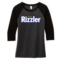 The W Rizzler For The Rizz God Women's Tri-Blend 3/4-Sleeve Raglan Shirt