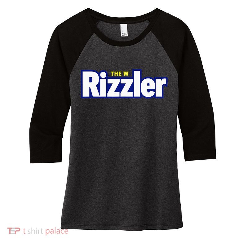 The W Rizzler For The Rizz God Women's Tri-Blend 3/4-Sleeve Raglan Shirt