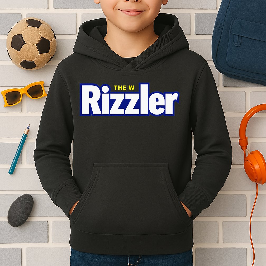 The W Rizzler For The Rizz God Kids Hoodie