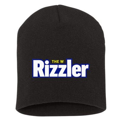 The W Rizzler For The Rizz God Short Acrylic Beanie