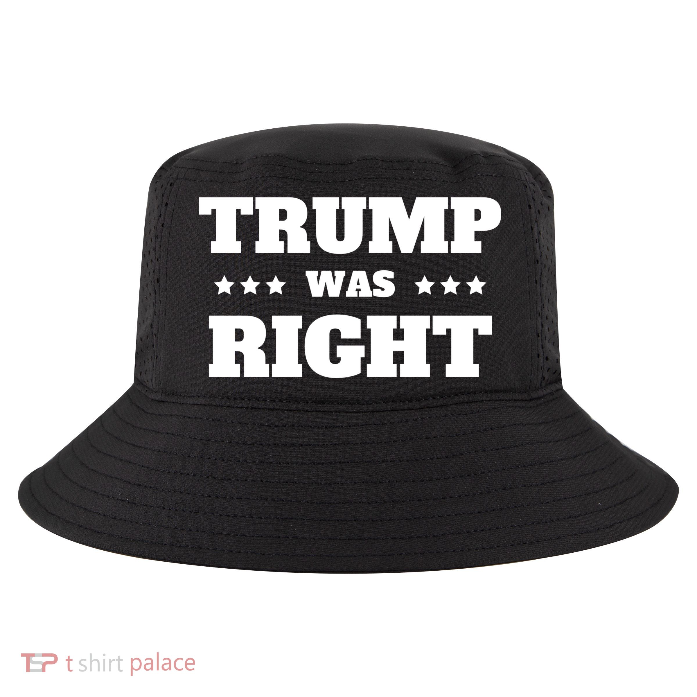Trump Was Right Star Cool Comfort Performance Bucket Hat