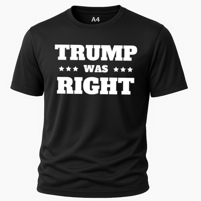 Trump Was Right Star Cooling Performance Crew T-Shirt