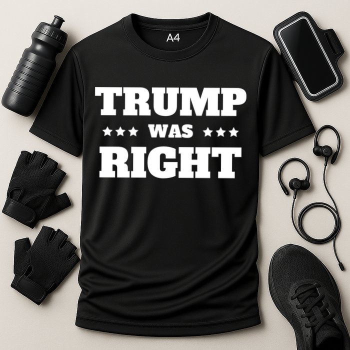 Trump Was Right Star Cooling Performance Crew T-Shirt
