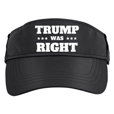 Trump Was Right Star Adult Drive Performance Visor