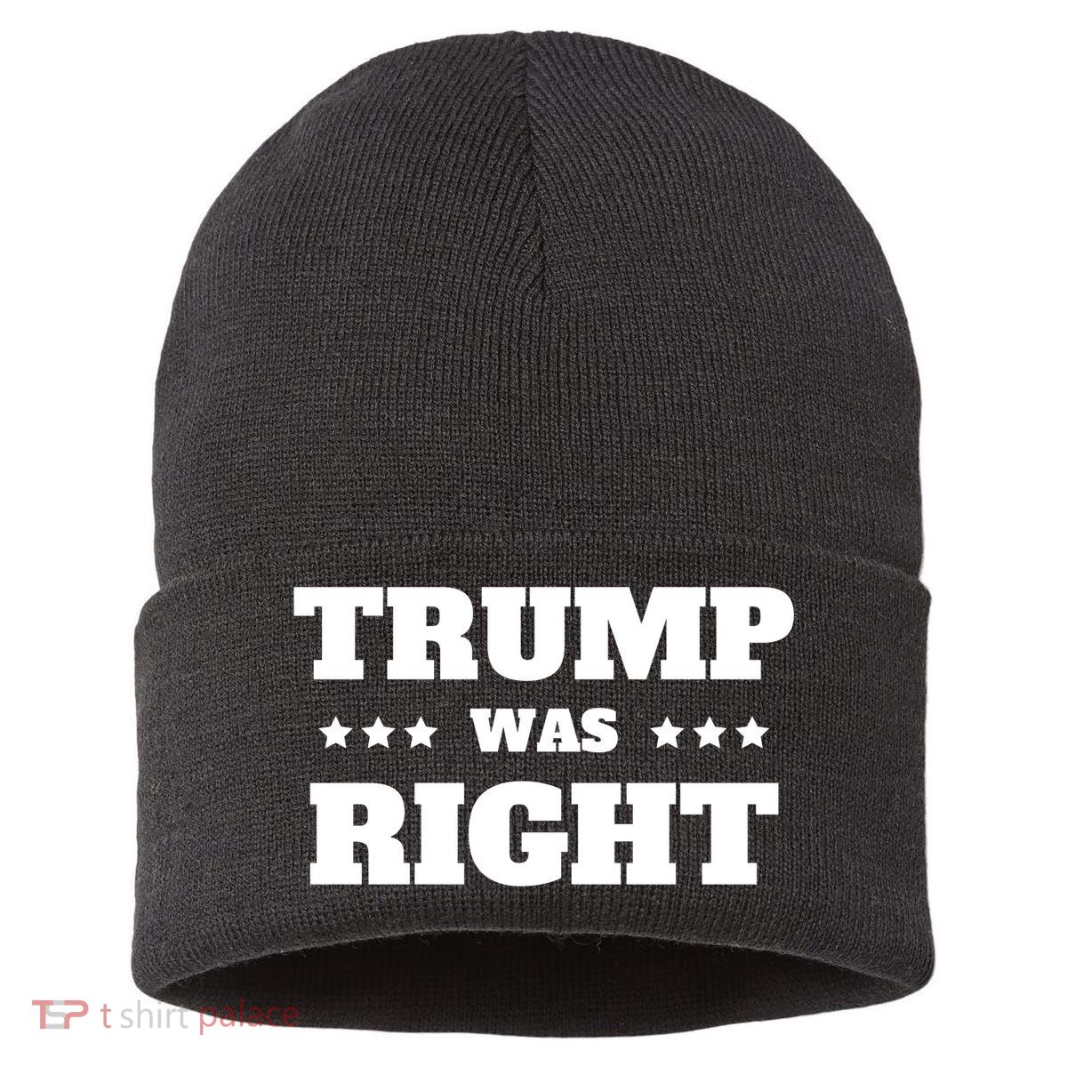 Trump Was Right Star Sustainable Knit Beanie