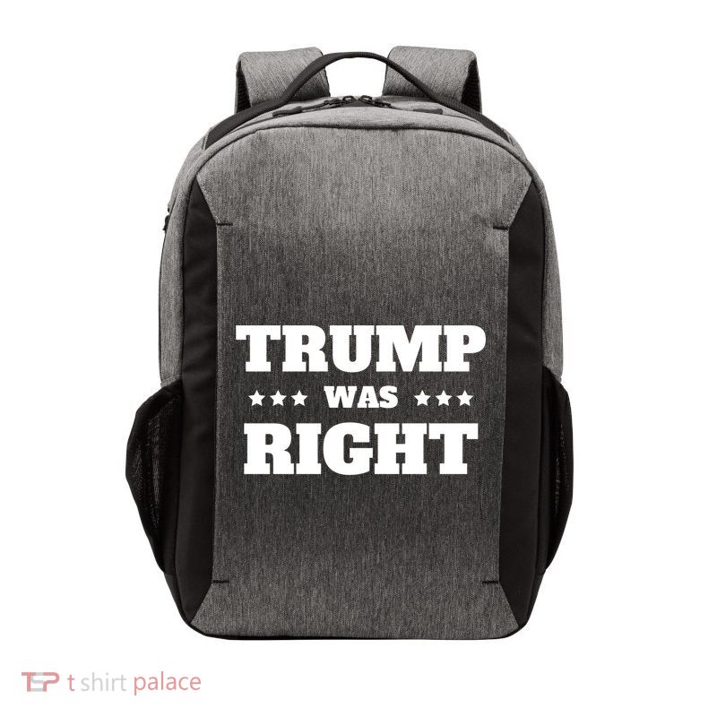 Trump Was Right Star Vector Backpack