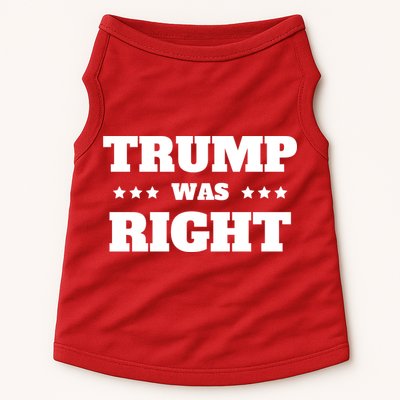 Trump Was Right Star Doggie Tank