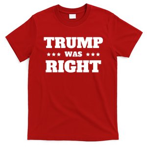 Trump Was Right Star T-Shirt