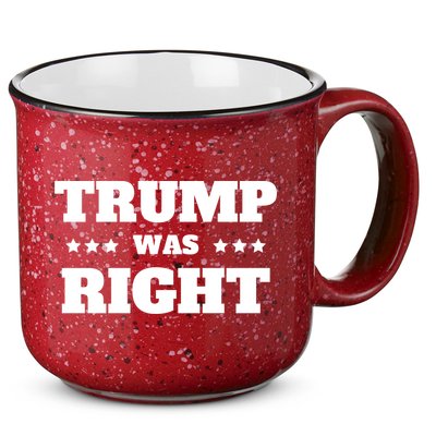 Trump Was Right Star 15oz Campfire Ceramic Mug