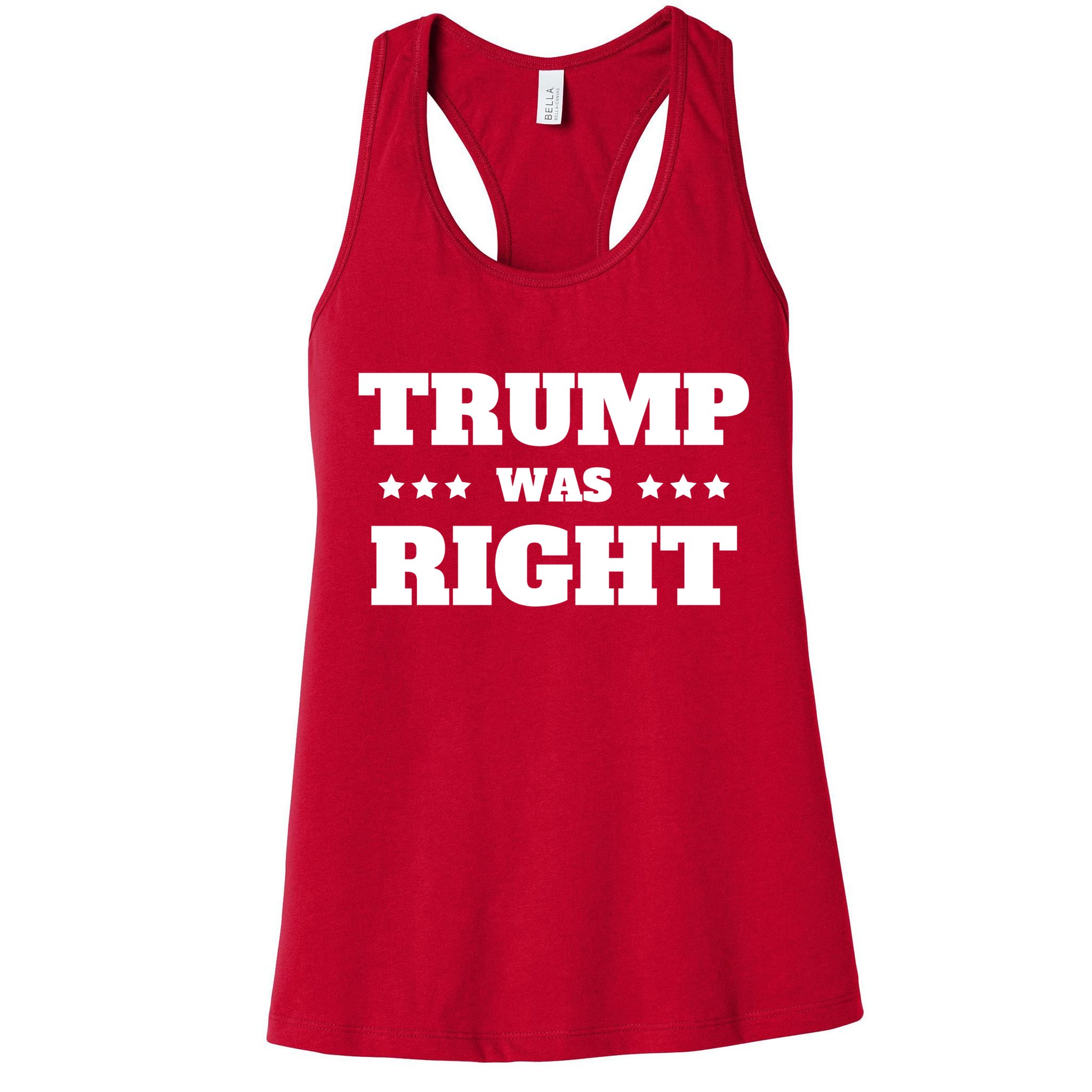 Trump Was Right Star Womens Tank Top