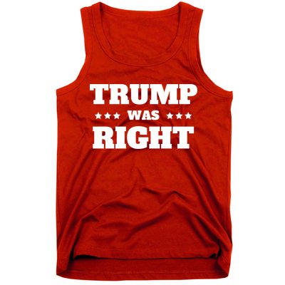 Trump Was Right Star Tank Top