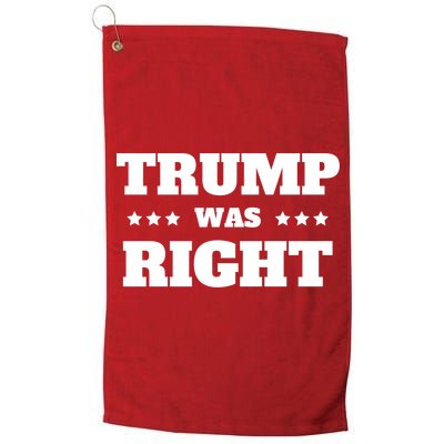 Trump Was Right Star Golf Towel