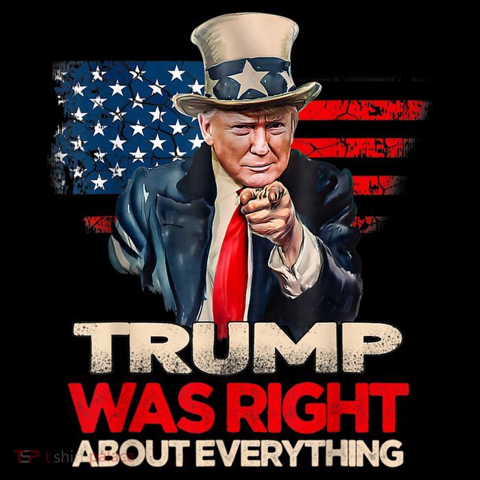 Trump Was Right About Everything President Donald Trump 2024 Kids T-Shirt