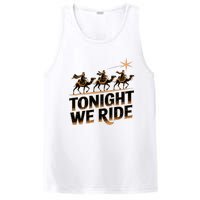 Tonight We Ride Three Wise Christmas Design PosiCharge Competitor Tank