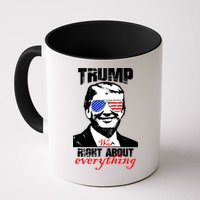 Trump Was Right About Everything Sunglasses USA Mug