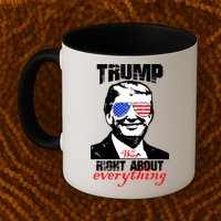 Trump Was Right About Everything Sunglasses USA Mug