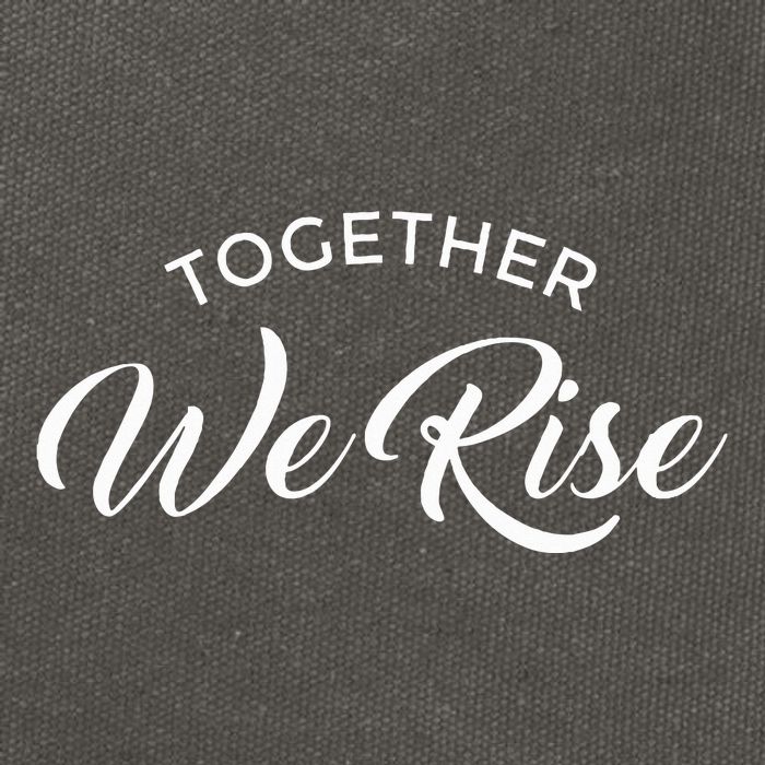 Together We Rise Cotton Canvas Backpack