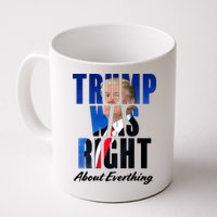 Trump Was Right About Everything Typography Portrait Mug