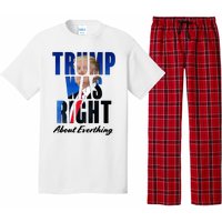 Trump Was Right About Everything Typography Portrait Pajama Set