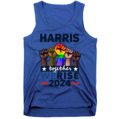 Together We Rise Kamala Harris 2024 Lgbt Meaningful Gift Tank Top