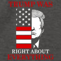 Trump Was Right About Everything USA Flag Vector Backpack