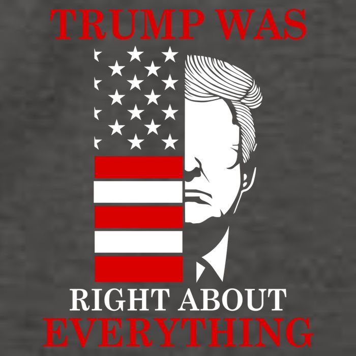 Trump Was Right About Everything USA Flag Vector Backpack