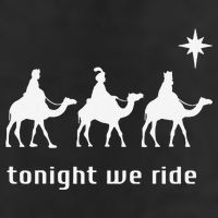 Tonight We Ride Christmas Christian 3 Wise 11oz C Handle Ceramic Mug