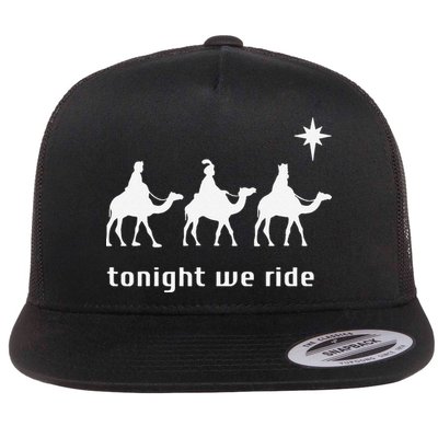 Tonight We Ride Christmas Christian 3 Wise Flatbill Hat