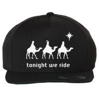 Tonight We Ride Christmas Christian 3 Wise Wool Snapback Cap