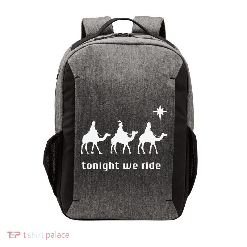 Tonight We Ride Christmas Christian 3 Wise Vector Backpack