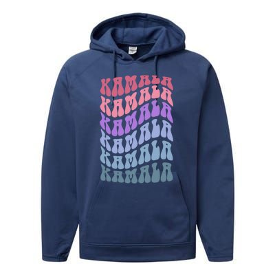 Together We Rise Kamala Harris 2024 Election Future Female Gift Performance Fleece Hoodie