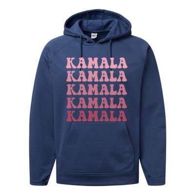 Together We Rise Kamala Harris 2024 Vote Future Female Gift Performance Fleece Hoodie